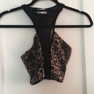 Cheetah crop top